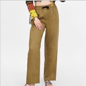 Zara Woman Linen Pants